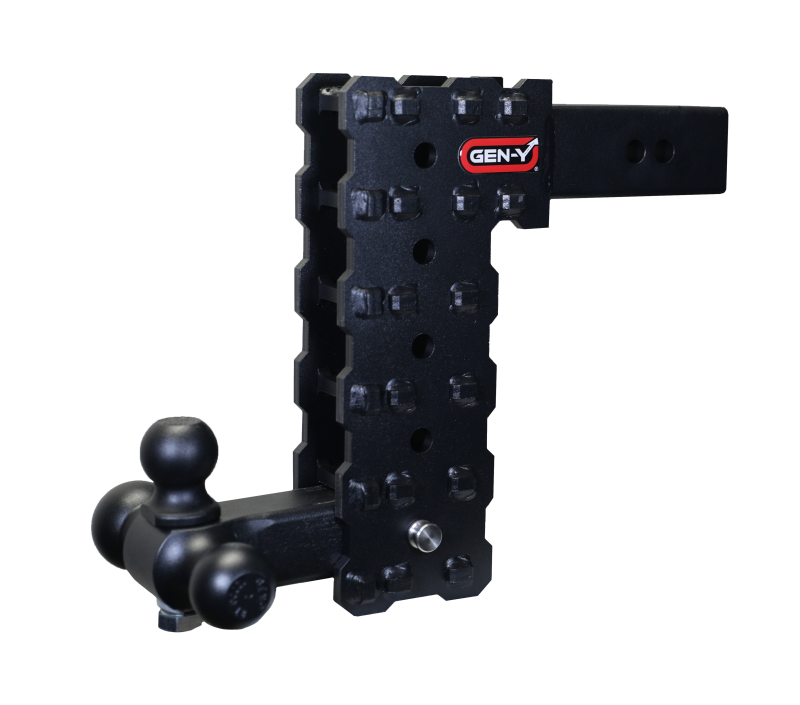 Gen-Y Phantom-X 2.5in Solid Shank 10in Drop 1.6K TW 16K Hitch w/GH-052 (No Flat Towing)