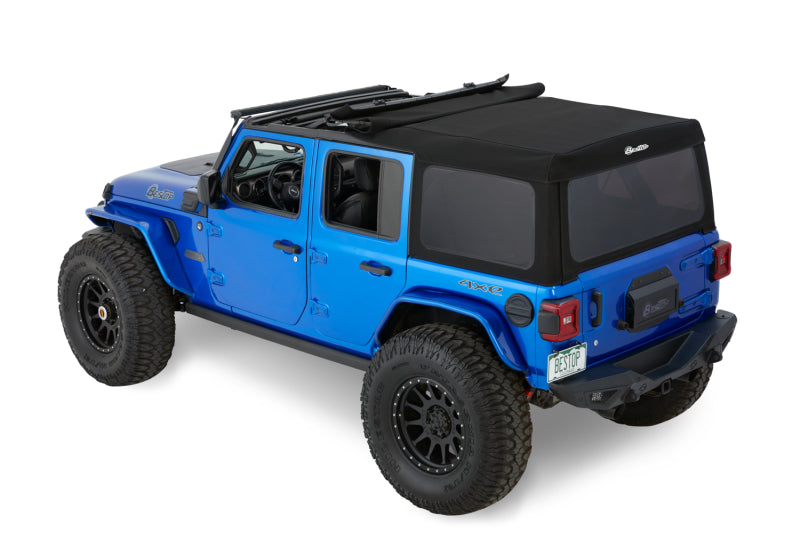 Bestop 18-26 Jeep Wrangler JL 4-Door Supertop (Premium Black Twill)