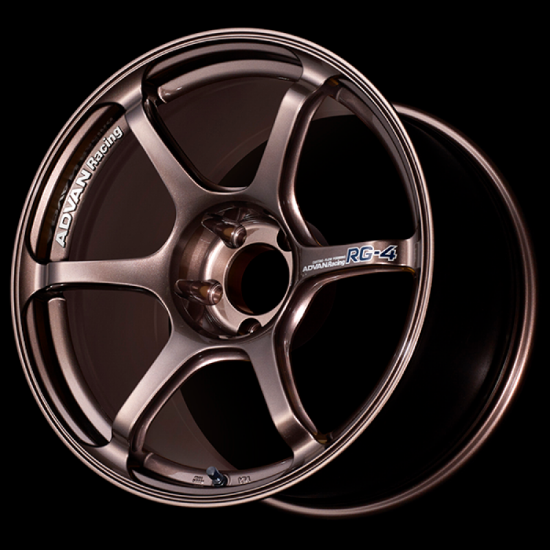 Advan RG-4 17x7.5 / +30 Offset / 4x100 / 63mm Bore / Racing Copper Bronze