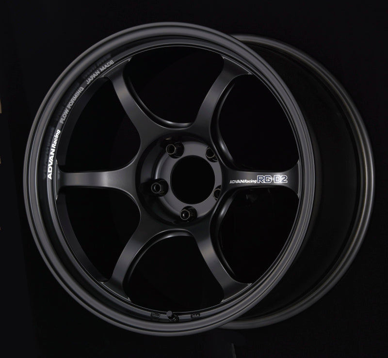 Advan RG-D2 15x5 +45 4x100 Semi Gloss Black Wheel