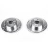 Power Stop 99-10 Saab 9-5 Rear Evolution Drilled & Slotted Rotors - Pair