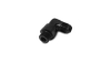 Vibrant -10AN Male Flare to Male -8 ORB Swivel 90 Degree Adapter - Anodized Black