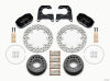 Wilwood Dynapro Lug Mount Single Rear Dynamic Kit SA Drilled 58-64 Olds/Pont 1/2in Studs