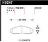 Hawk 97-13 Chevy Corvette Performance HT-10 Compound Front Brake Pads
