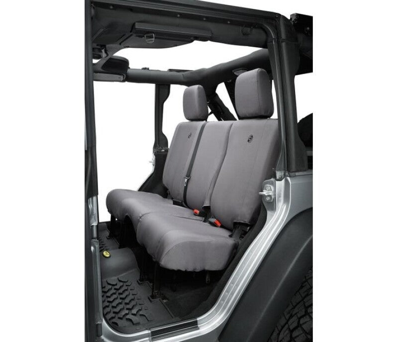 Bestop 13-18 Jeep Wrangler JK 4-Door Rear Seat Covers (Charcoal)