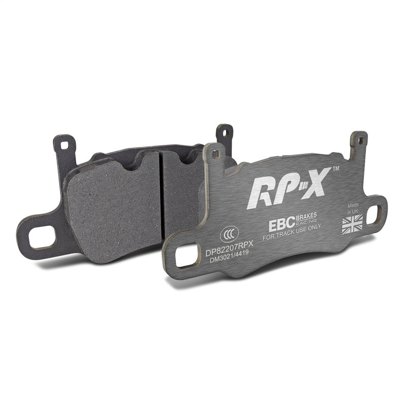 EBC Racing 13-15 Porsche 911 (991) GT3 3.8L (Cast Iron Rotor Only) RP-X Rear Brake Pads