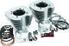 S&S Cycle 1999+ BT Replacement 3-7/8in Bore Cylinder & Piston Kit For S&S 95in Big Bore Kit - Silver
