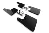 Rally Armor 23-26 Toyota Sequoia Black UR Mud Flap w/ Metallic Black Logo