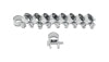 Vibrant Fuel Injector Style Mini Hose Clamps 7-9mm clamping range Pack of 10 Zinc Plated Mild Steel