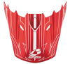 EVS T5 Pinner Visor - Red/White