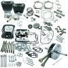 S&S Cycle 07-17 BT 124in Hot Set Up Kit - Wrinkle Black