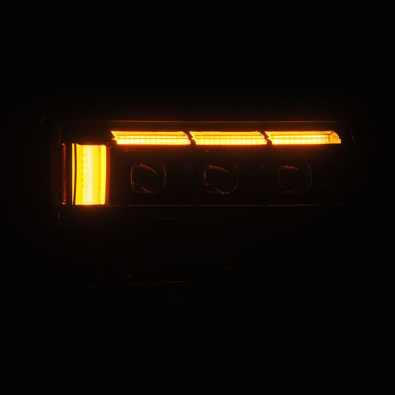 AlphaRex 24-26 Toyota LC250 NOVA LED Proj Headlight Alpha Blk w/Activ Light/Seq Signal/Switchback