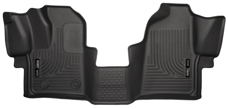 Husky Liners 2015 Ford Transit-150/Transit-250/Transit-350 WeatherBeater Front Black Floor Liners