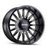 Mayhem 8114 Utopia 20x9 / 5x127 BP / 0mm Offset / 71.5mm Hub Black w/ Milled Spokes Wheel