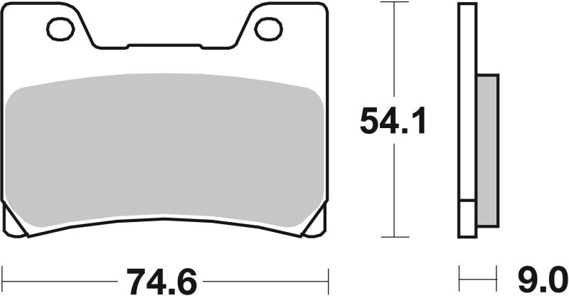 Brembo 90-91 Yamaha FZR R (Austria) 500cc Sinter Brake Pad - Front