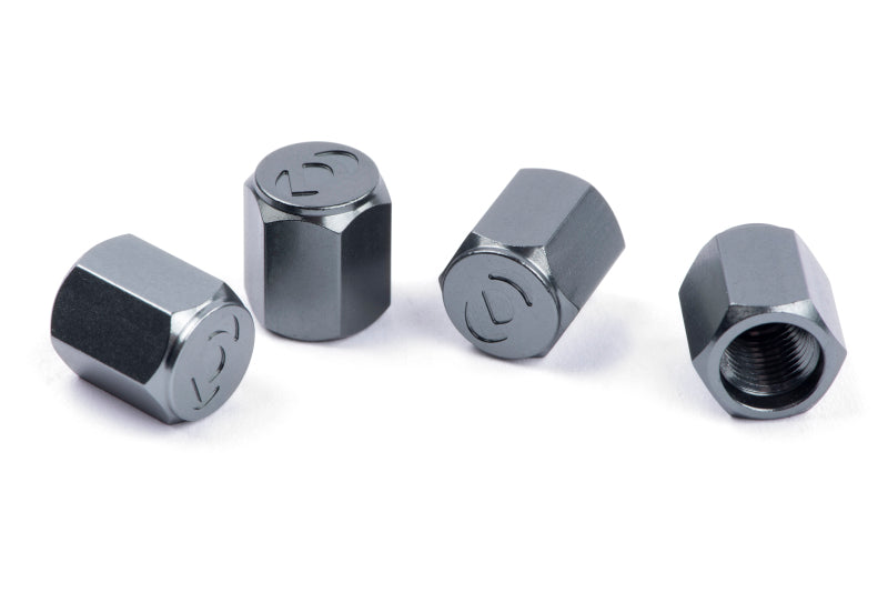 Dinan Valve Stem Caps - Gunmetal (Set of 4)