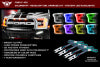 Oracle 15-17 Ford F-150 Headlight DRL Upgrade Kit - ColorSHIFT w/o Controller