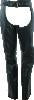 Kuryakyn Leather By River Road Plains Leather Chaps Black Womens - 2XL