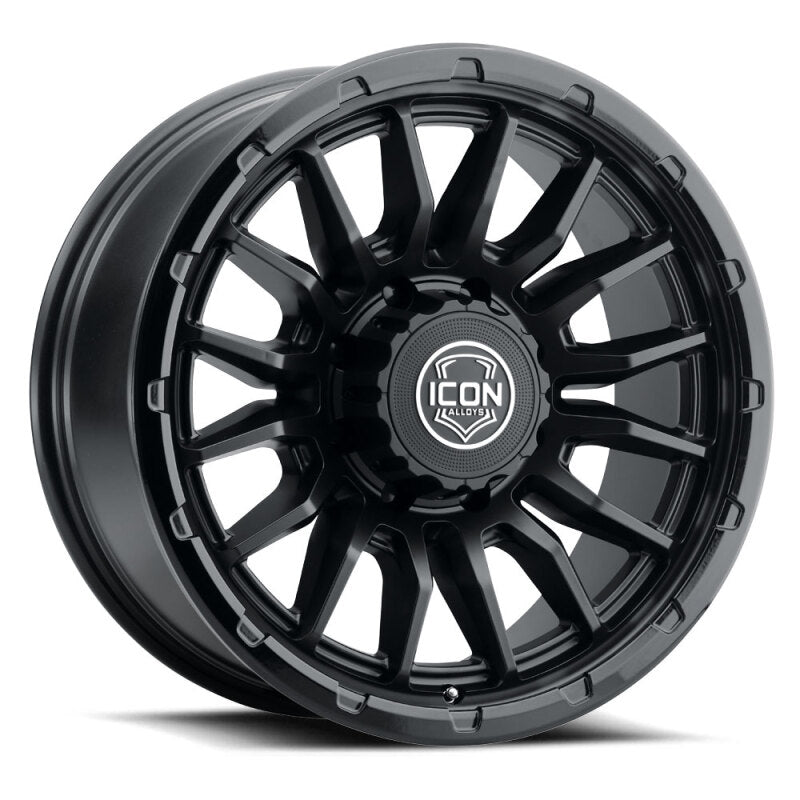 ICON Alloys Cajon 20x9 / 8x6.5 / 12mm / 5.5in BS Double Black Wheel