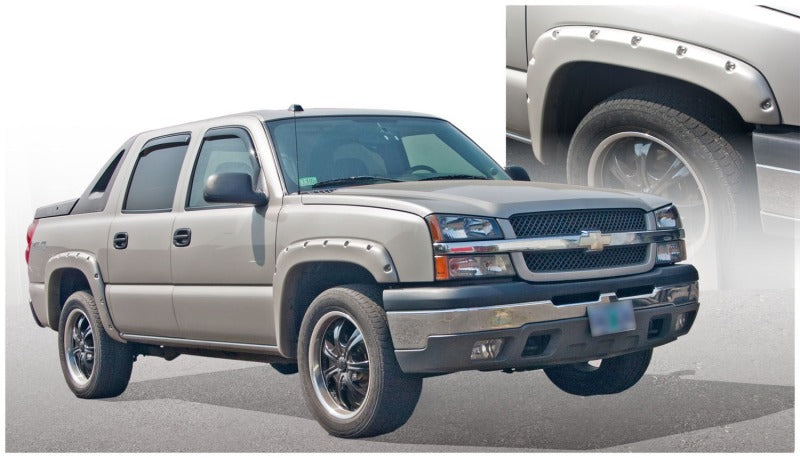 Husky Liners 03-06 Chevrolet Avalanche 1500/2500 w/o Body Hardware Pocket Style Fender Flares - 4pc