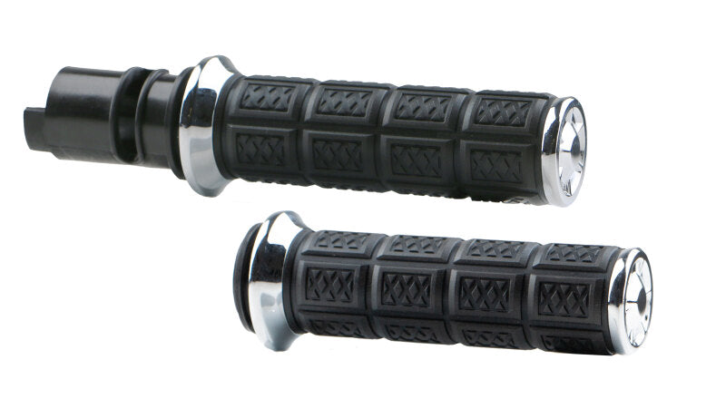 Kuryakyn Enygma Grips 24 and Up Touring 25 and Up Softails Throttle-By-Wire Chrome