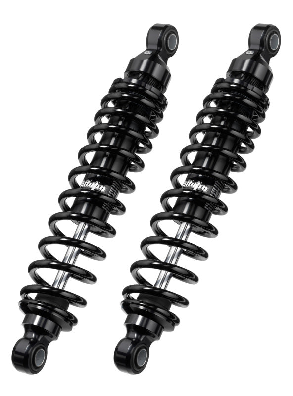 Bitubo WMB0 Twinshocks Adjustable: Spring Preload, Length 301mm Dark Edition