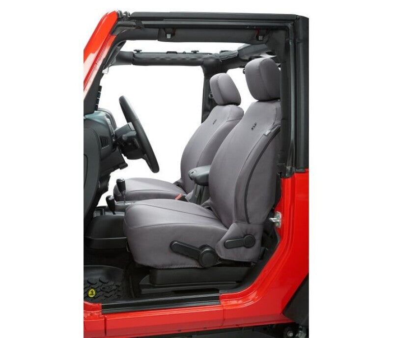 Bestop 07-12 Jeep Wrangler JK Front Seat Covers (Charcoal)