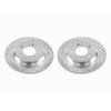 Power Stop 2017 Hyundai Azera Rear Evolution Drilled & Slotted Rotors - Pair