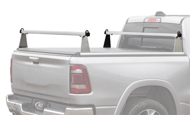 Access ADARAC Aluminum Uprights 12in Vertical Kit (2 Uprights w/ 72in Cross Bar) - Silver Truck Rack