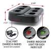 Rugged Radios 6-Pack Bank Charger for Handheld Radios RDH16
