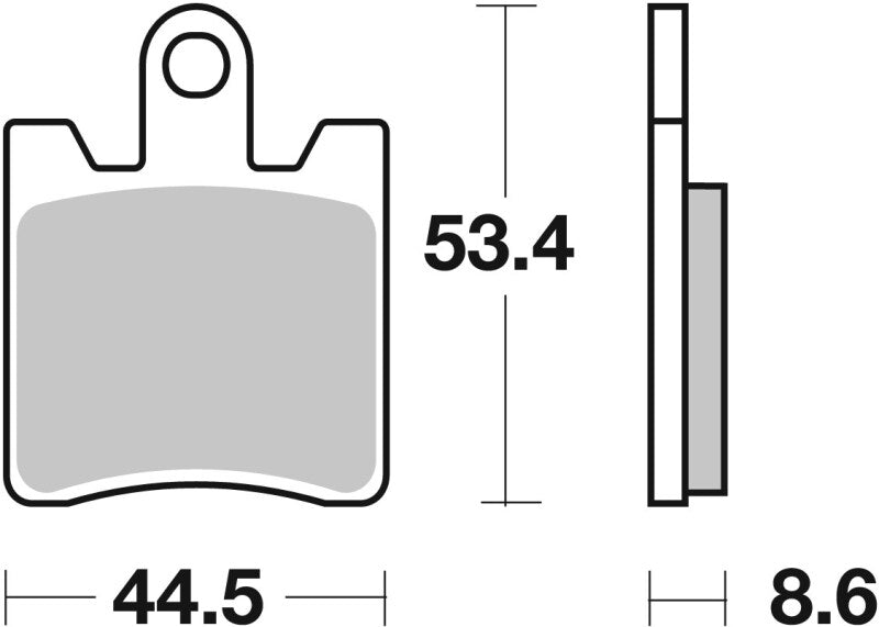 Brembo 13-18 Triumph Trophy SE 1200cc Sinter Brake Pad - Front
