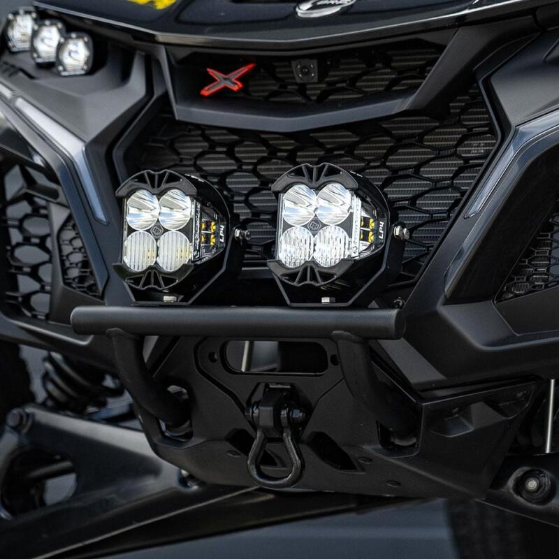 Baja Designs 2024+ Can-Am Maverick R LP4 Push Bar Bumper Kit - Clear