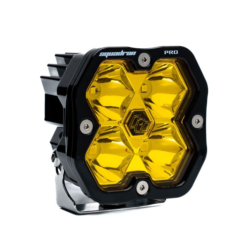 Baja Designs Squadron 2.0 Pro LED Spot (Single Light) - Baja Amber