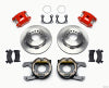 Wilwood D154 P/S Park Brake Kit Red Big Ford 2.36in Offset