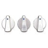 Rugged Ridge 3-Pc Alu Climate Control Knob Set Blue 99-06TJ