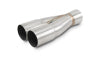 Vibrant 2-1 SS Merge Collectors (1-5/8in Inlet Slipover ID 2in Outlet OD) - Sold Individually