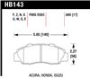 Hawk 97-01 Honda Prelude HP+ Street Front Brake Pads