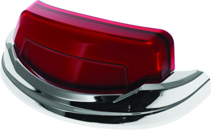 Kuryakyn Tracer Rear Fender Tip Light Chrome Red Lens