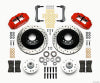 Wilwood Narrow Superlite 6R Front Hub & 1PC Rtr Kit 12.88in Drilled -Red 79-81 Camaro
