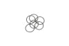 Radium Engineering O-Ring Service Kit - 25mm Injector Seat - Set of 6