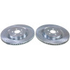 Power Stop 22-23 Ford Mustang Mach-E Front Drilled & Slotted Rotor - Pair