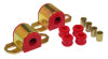 Prothane 63-82 Chevy Corvette Rear Sway Bar Bushings - 7/16in - Red