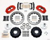 Wilwood Narrow Superlite 6R Front Hub Kit 12.88in Drill Red 70-78 Camaro (*Line Kit Needed*)