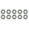 Moroso Zinc Nylock Nuts - 1/4-20 (10 Pack)