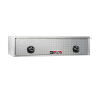 Westin/Brute High Cap HD Top Sider 16in x 72in w/flip up Door - Aluminum