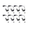 Injector Dynamics ID1050X Injectors 14mm (Grey) Adaptor Top Bottom (Silver) Adaptor (Set of 8)