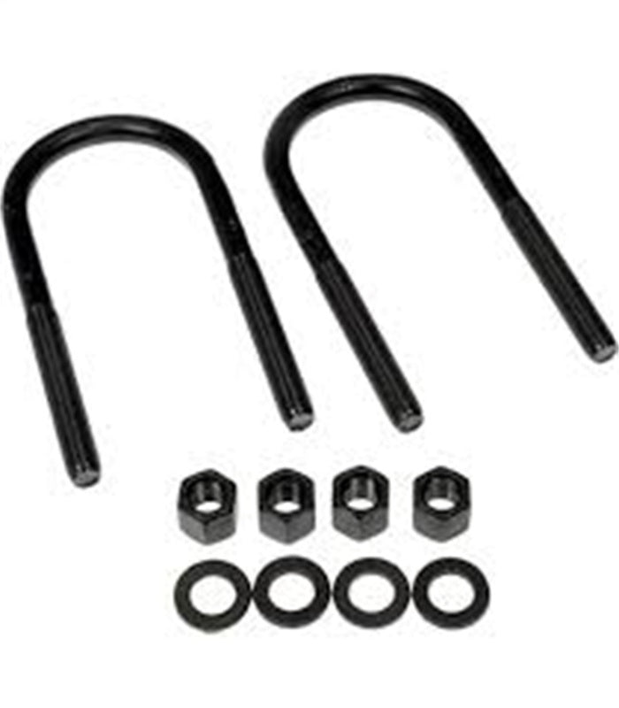 Fabtech Round U-Bolt Kit - 9/16-18 x 10.63 x 3.25