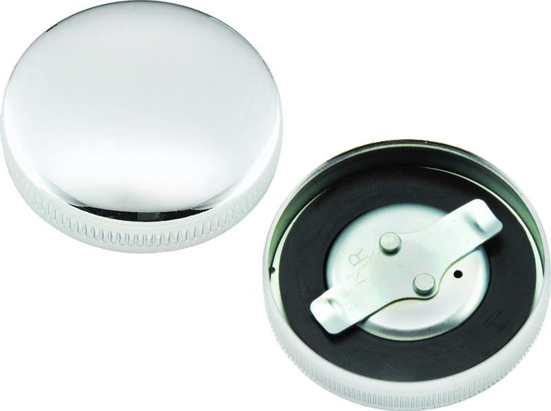 Bikers Choice 36-E73 Chrome Early Non-Vented Gas Cap Fatbob Tank Left Side Replaces H-D 61103-65