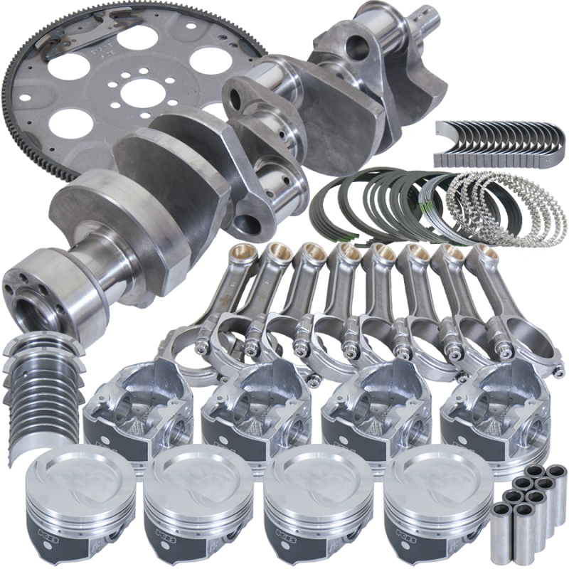Eagle Chevy LT1350 1Pc 3.750in Crank 5.700in I-Beam Rods 4.030in Pistons 153 Tooth FP Bal Assembly