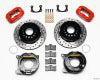 Wilwood Forged Dynalite P/S Park Brake Kit Drilled Red New Big Ford 2.50in offset Staggered Shock